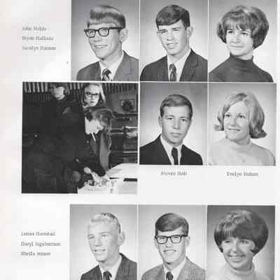 Mayville High School 1969 Yearbook: Senior photos, page 62