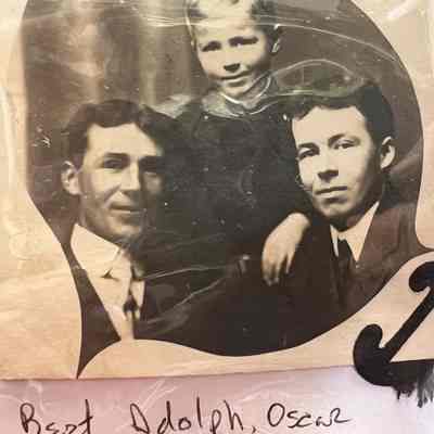 Bert, Adolph and Oscar Maring: Sons of Mons and Marie (Lee) Maring