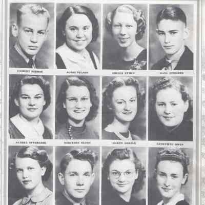 Hatton High School 1939 Yearbook: Class of 1939 Senior photographs, page 2