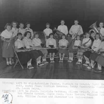 Caledonia School, 1954 Band