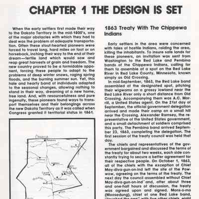 Pillars of Time: A History of Pioneering on the Goose River Area of North Dakota: Book Chapter, The Design is Set, page 3