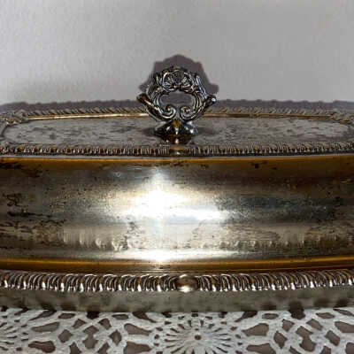 Pewter Butter Dish