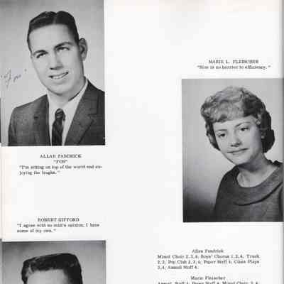 Hillsboro High School 1960 Yearbook: Class of 1960 Senior photographs, page 16