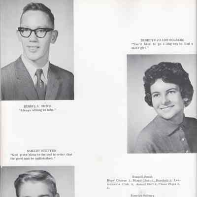 Hillsboro High School 1960 Yearbook: Class of 1960 Senior photographs, page 22