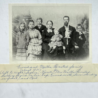 Ramstad family: Eivinda and Martha Ramstad, and family, settlers in the Hatton area of Traill County, North Dakota