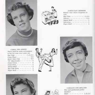 Hillsboro High School 1958 Yearbook: Class of 1958 Senior photographs, page 12