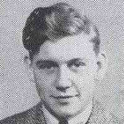 Merlin 'Bud' Borke, son of Norin and Laura (Norby) Borke of Traill County: Hillsboro High School Class of 1941 photo, courtesy TCHS