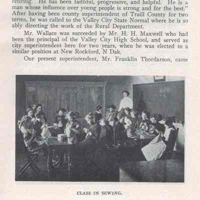 Mayville High School 1913 Yearbook: History, fourth page