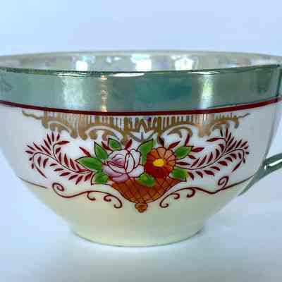 Cup and Saucer - Donated by Annette (Mrs. Millard) Stigen