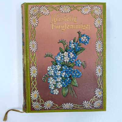 Kristelig Forglemmegei (Norwegian: Christian Forgetfulness), title on bible cover