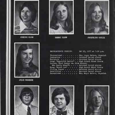 Hatton High School 1977 Yearbook: Class of 1977 Senior photographs on page 6