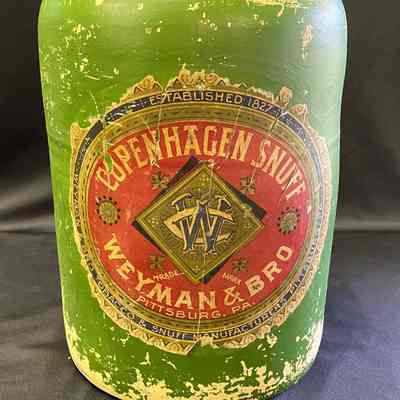 Large Copenhagen Snuff Jar
