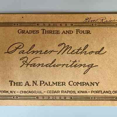 Palmer Method Handwriting - 1895