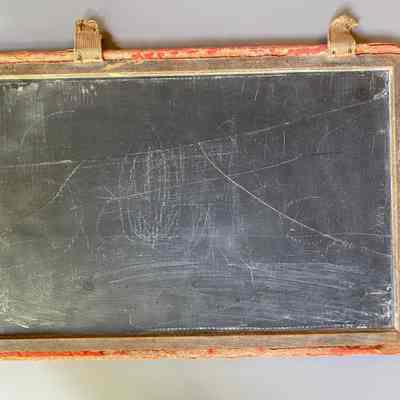 1888 School Slate used by Esten Halvorson Family
