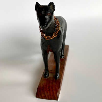 Hand-Carved Dog Figurine - McGee