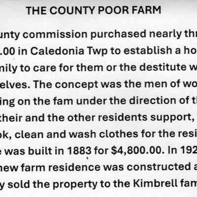 Traill County Poor Farm: Brief history by John Wright