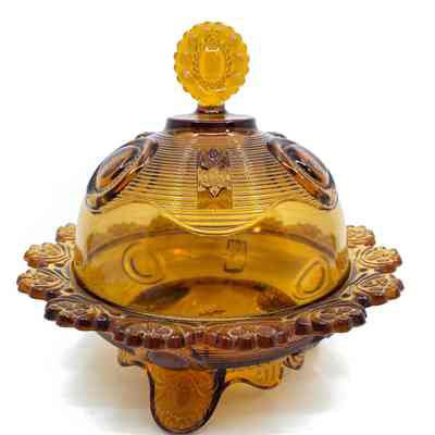 Imperial Glass Butter Dish