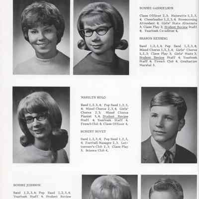 Hillsboro High School 1966 Yearbook: Class of 1966 Senior photographs on page 12