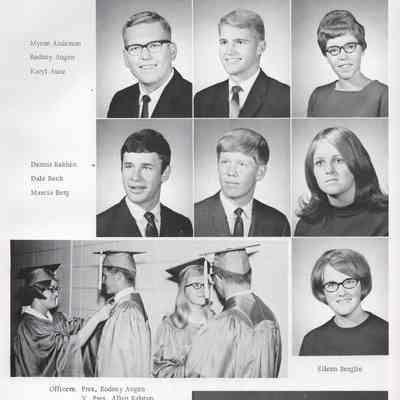 Mayville High School 1969 Yearbook: Senior photos, page 60