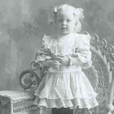 Photo about 1905 of Amelia Josephine 'Molly' Hagen, daughter of John and Hannah: Photo courtesy Jackie (Ausk) Baumgartner, Jackie's great great aunt