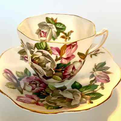 Cup and Saucer - Donated by Rosalie (Mrs. John) Grove