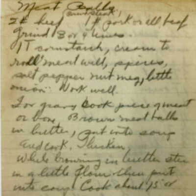 Recipe found in book