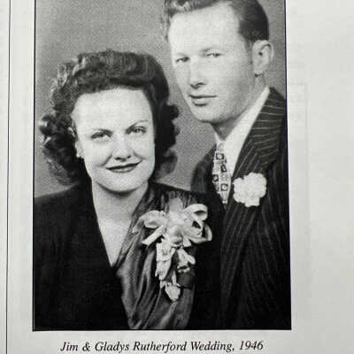1946 wedding photo