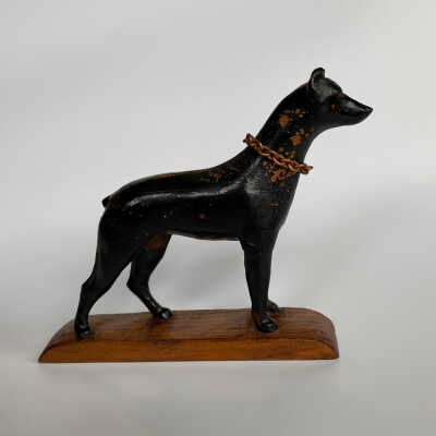 Hand-Carved Dog Figurine - McGee
