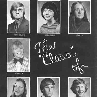 Hatton High School 1975 Yearbook: Class of 1975 Senior photographs on page 6