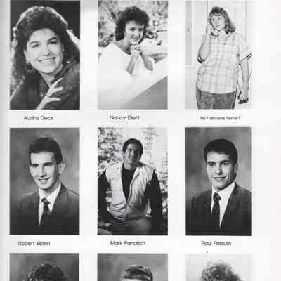 Hillsboro High School 1988 Yearbook: Class of 1988 Senior photographs on page 23