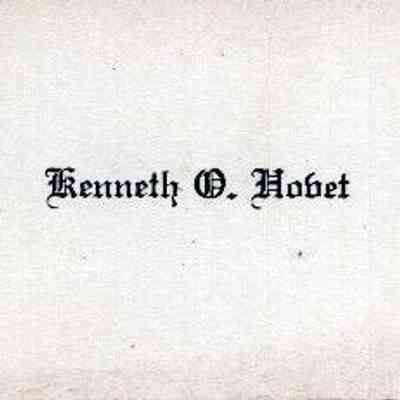 Kenneth Hovet, 1922 Hillsboro High School graduate, collects calling cards from classmates and friends