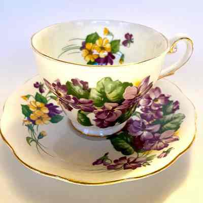 Cup and Saucer -Donated by Pat (Mrs. Robert) Woods