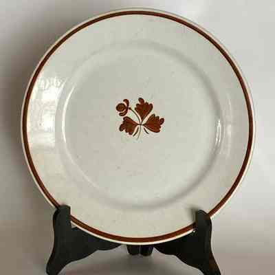 Ironstone China Plates & Bowl