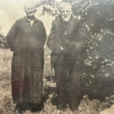Hagebo family: Rev. Bernard Hagebo, first Pastor to serve in Traill County