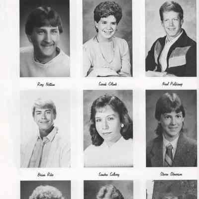 Hillsboro High School 1987 Yearbook: Class of 1987 Senior photographs on page 10