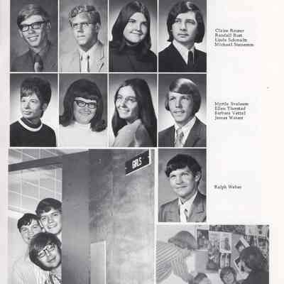 Hillsboro High School 1972 Yearbook: Class of 1972 Senior photographs on page 57