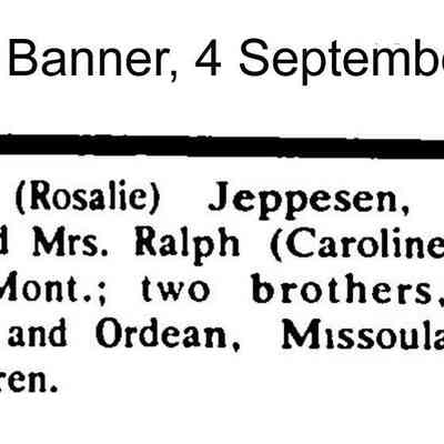 Obituary, part 2, for William Smith: Hillsboro Banner, 4 September 1980