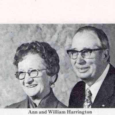 Hendrum Centennial, 1882-1982, book, page 197, Column 2: William and Ann (Lee) Harrington