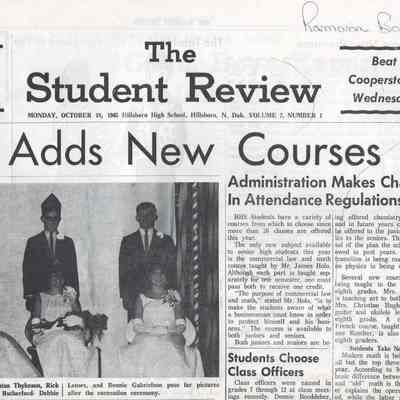 Hillsboro High School 1965 News (Oct-Dec)