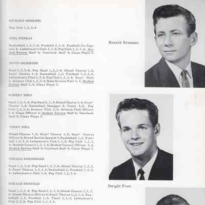 Hillsboro High School: Class of 1963 Senior photos, page 15