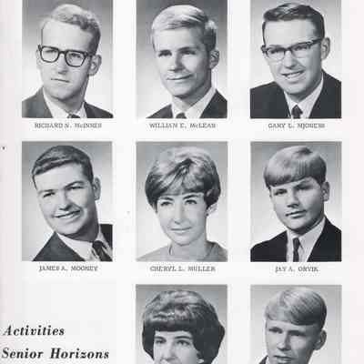 Hillsboro High School 1968 Yearbook: Class of 1968 Senior photographs on page 21