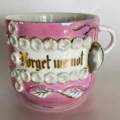 Forget Me Not Mustache Cup