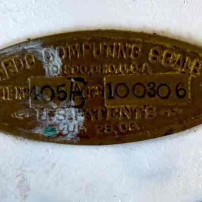 Scale used at Ole Evan's Store
