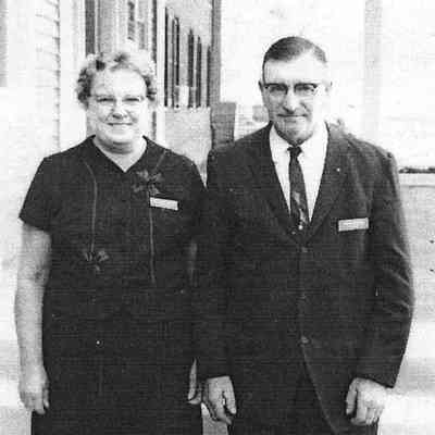 Ackerman family: George Valentine Jr and Agnes (Kneip) Ackerman, farmers in Herberg Township, Traill County, North Dakota