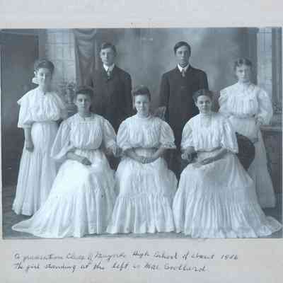1906 Mayville High School graduating class