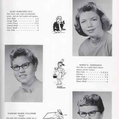 Hillsboro High School 1958 Yearbook: Class of 1958 Senior photographs, page 13