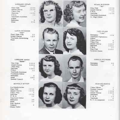 Hatton High School 1949 Yearbook: Class of 1949 Senior photographs, page 10
