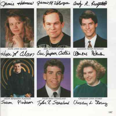 Hatton High School 1994 Yearbook: Senior photos, page 16C