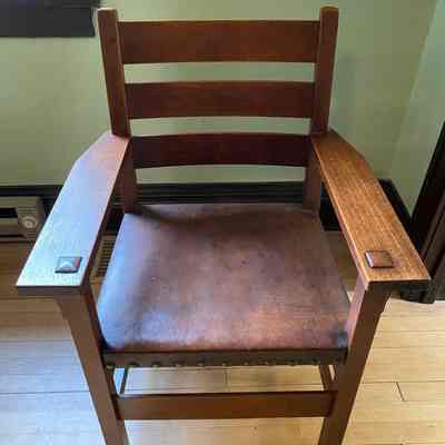 Stickley Chair from Kelso School (Township Hall)