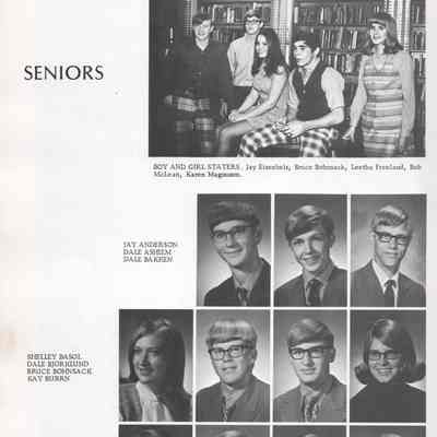 Hillsboro High School 1971 Yearbook: Class of 1971 Senior photographs on page 56